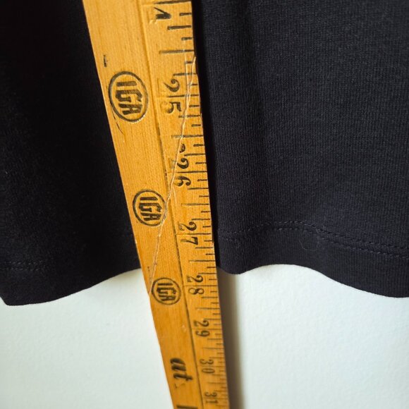 EUC LIKE NEW J CREW BLACK SCOOP NECK HALF SLEEVES SOFT TEE SIZE LARGE - Picture 14 of 14